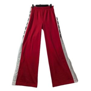 Victoria's Secret Red Track Pants with White Stripes